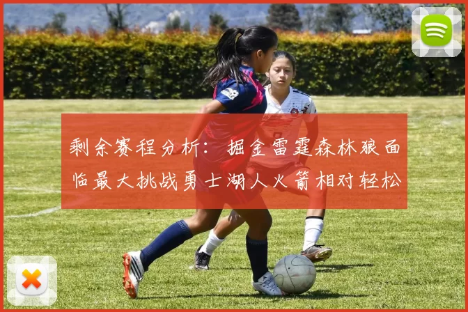 剩余赛程分析：掘金雷霆森林狼面临最大挑战勇士湖人火箭相对轻松